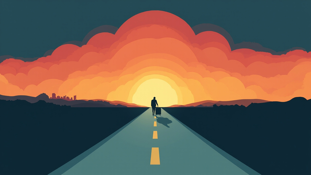 pourvu que la nuit s’achève: roman d’exil réaliste