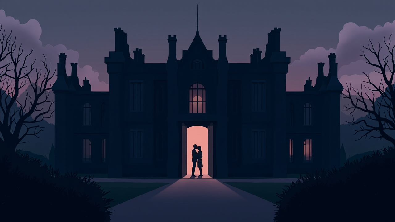 un manoir pour refuge: romance gothique et tension intime