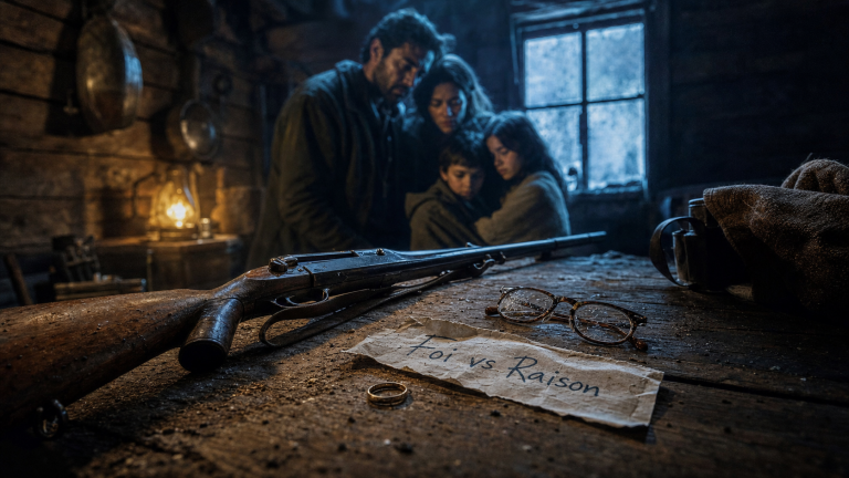 Knock at the cabin explication : fusil et famille, dilemme moral