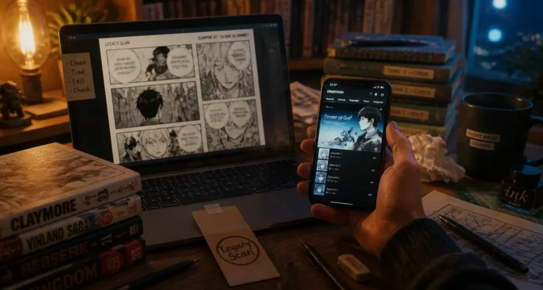 Legacy scan pour trouver l’adresse actuelle des manhwas favoris