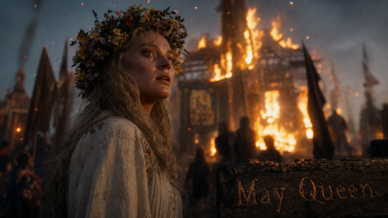 Midsommar explication : Dani, reine de mai, sourire après sa libération