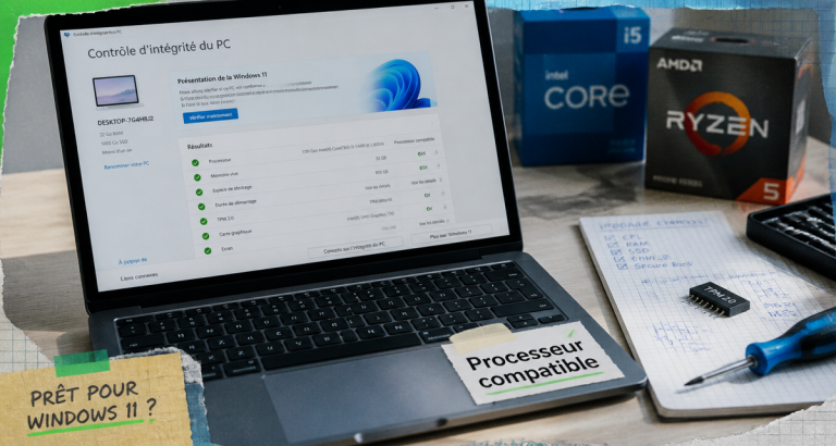 quel processeur pour windows 11 ordinateur portable compatibilité
