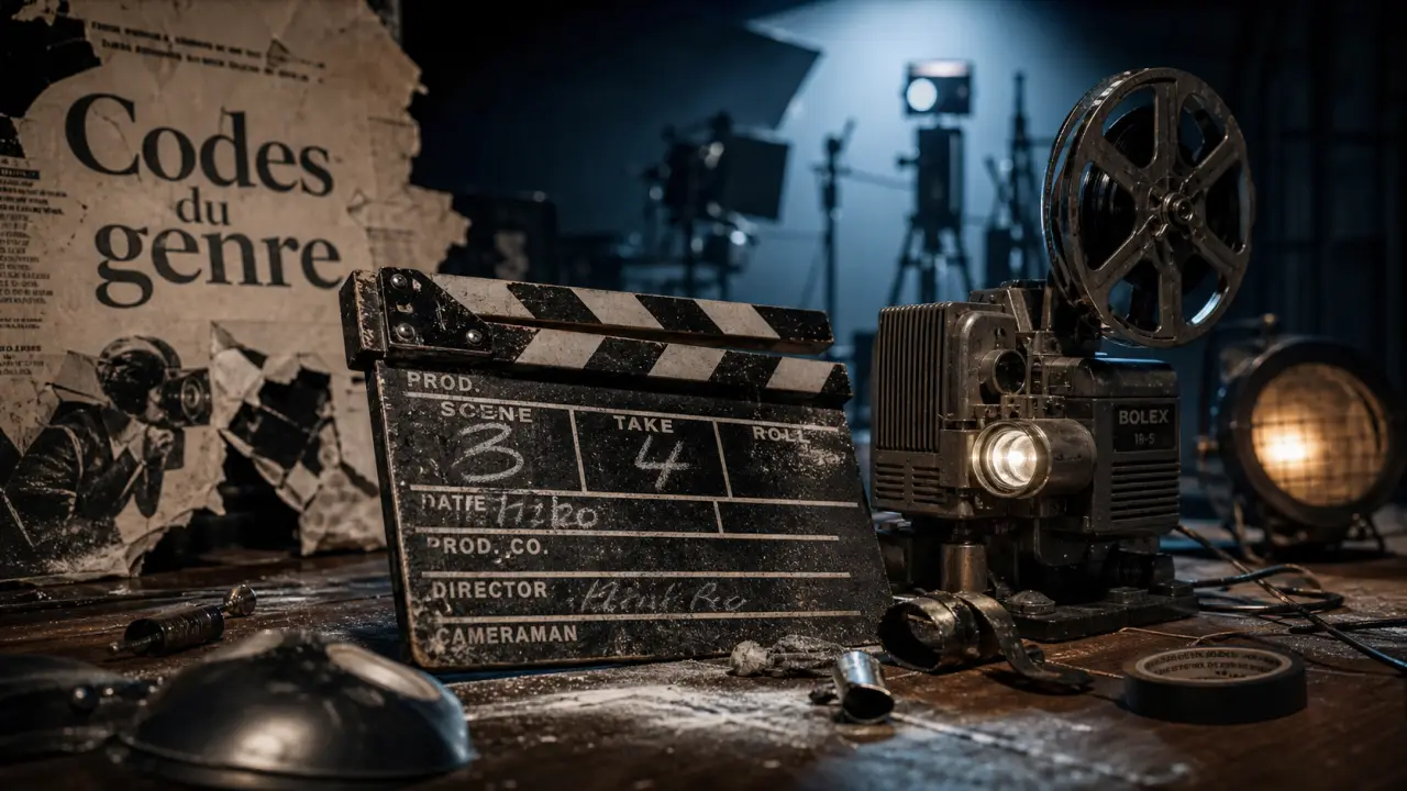 Cinema de genre : codes du genre, série B et cinéma d’auteur, plateau de tournage 35mm