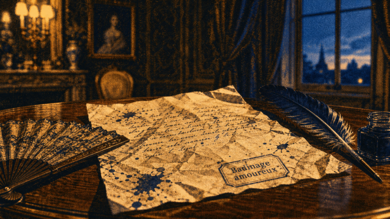 Dissert on ne badine pas avec l amour : lettre, plume, salon XIXe