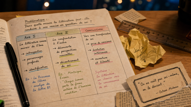 Plan du commentaire de texte : méthode et structure
