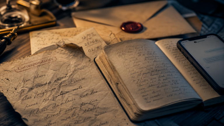 Romans epistolaires : lettres datées, voix multiples et messages privés sur table