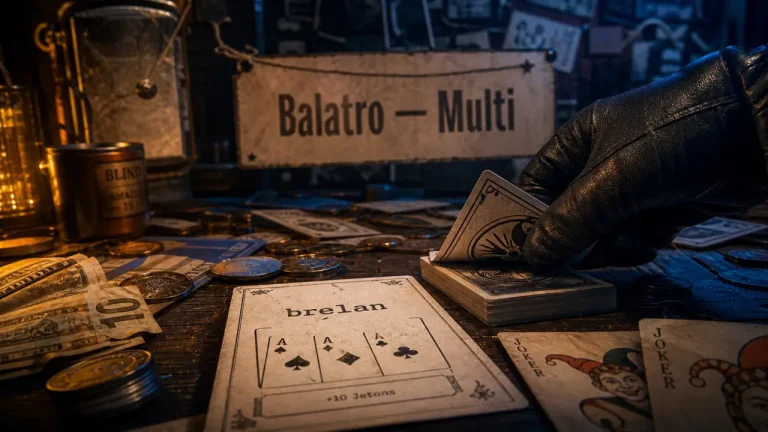 Balatro jeu vidéo : jokers et decks, blindes boss