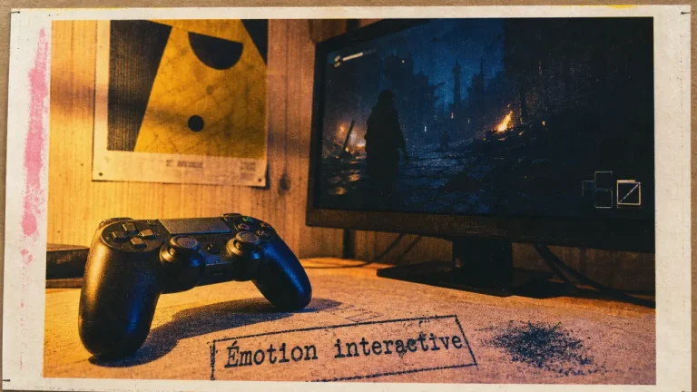 Le jeu vidéo est il un art : émotion interactive sur papier risographie