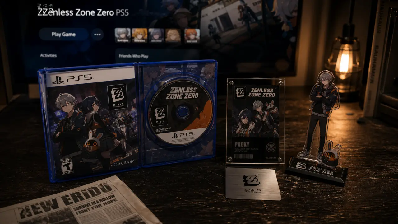 Magasin jeu vidéo zenless zone zero PS5 : Collector’s Edition ou téléchargement