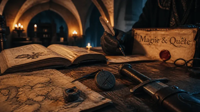 Roman fantasy : carte, grimoire et magie en aventure