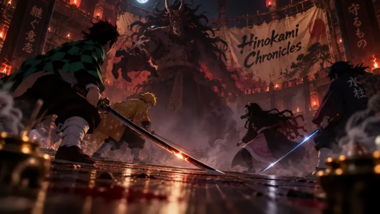 Jeu vidéo Demon Slayer Hinokami Chronicles : arène sombre et pourfendeurs