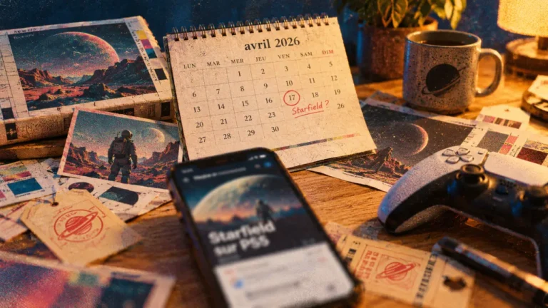 Sortie jeu vidéo avril 2026 : calendrier et manette, Starfield sur PS5